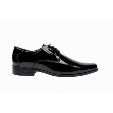 Imagem de Sapato Masculino Social Verniz Clássico Italiano Amarração - Max Shoes