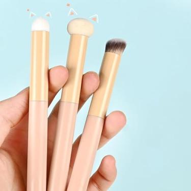 Imagem de Pincel corretivo de esponja macia – Ferramenta de maquiagem multifuncional para cobertura perfeita, mistura e ocultação de olheiras e manchas – Pincel de beleza portátil e leve para mulheres (rosa)