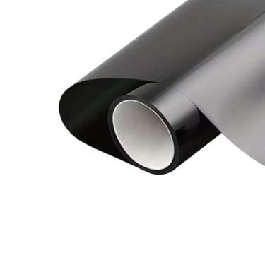 Imagem de Película Auto Vinil Preto Prata Blackout Isola Luz Solar Janela Vidro Porta Bloqueia os raios ultravioleta(75cm*4m)