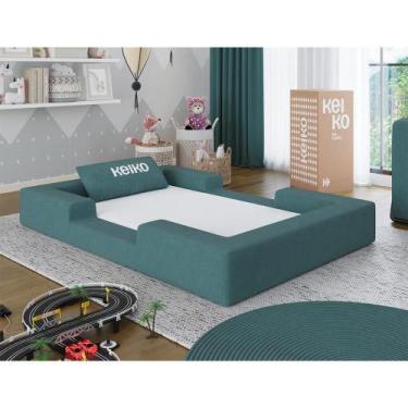 Imagem de Cama Montessoriana Berço Ninho 100% Espuma Boucle Keiko - Keiko Colchõ