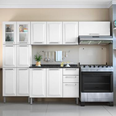 Imagem de Armário Cozinha Itatiaia De Aço 13 Portas 2 Gavetas Branco