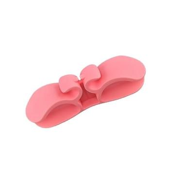 Imagem de Pacote com 2 organizadores de cabos para utensílios de cozinha – Organizador de cabos USB para gerenciamento de mesa (rosa)