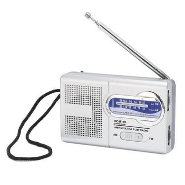 Imagem de Rádio portátil Atyhao Mini Radio Pocket AM/FM Receptor