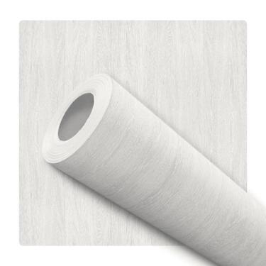 Imagem de Papel De Parede Adesivo Lavável Para Sala Quarto Amadeirado Claro Made
