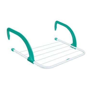 Imagem de Varal Portátil Multiuso Para Janela Dobrável Porta Prático - Secalux