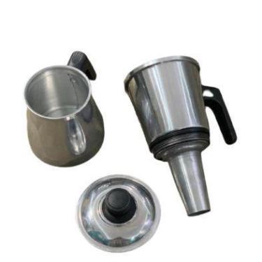 Imagem de cafeteira italiana de 1 litro de alumínio resistente já acompanha filt