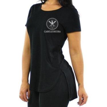 Imagem de Blusa Mullet Estampa Cabeleireira Uniforme Profissional - Vesttuario, 