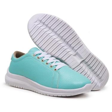 Imagem de Tênis Feminino Sola Micro Expandido Casual - Jfstore, Verde, 33