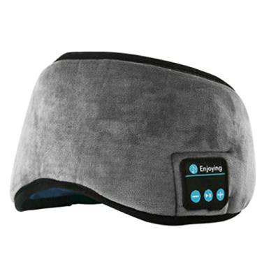 Imagem de Máscara de Fones Ouvido para Dormir BT5 0 Sem Fio com Bloqueio Luz Confortável Lavável Viagens e Uso em Casa