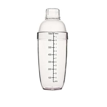 Imagem de Bestac Coqueteleira de barman para coquetéis e chá de bolhas - copo de mistura multiuso, plástico transparente (tamanho normal, 24)
