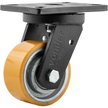 Imagem de Rodizio Giratório 4'' Pu+ferro Industrial Vonder