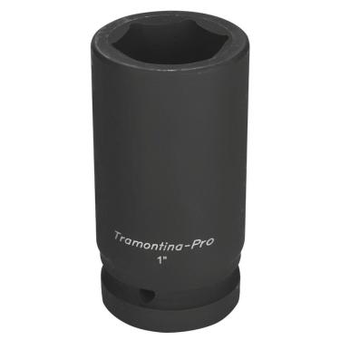 Imagem de Soquete De Impacto Sextavado Longo Em Aço Cromo Molibdênio 36 Mm - Encaixe 1'' Tramontina