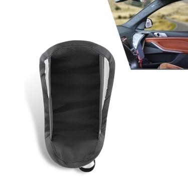 Imagem de Dogary Protetor solar para telefone, capa de guarda-chuva de telefone de pano, 18 cm x 13 cm, antirreflexo e anticalor, moldura altamente elástica, universal para a maioria dos carros e motocicletas