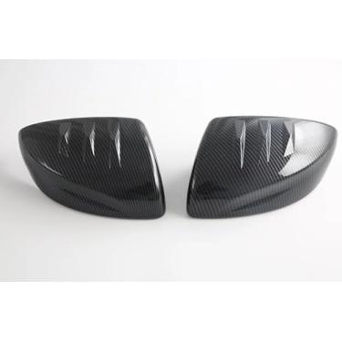 Imagem de Luyhok Espelho retrovisor para capa MG MG3 2025 2024 e MG5 2021-2025 acessórios de carro ABS capas de espelho lateral (fibra de carbono)
