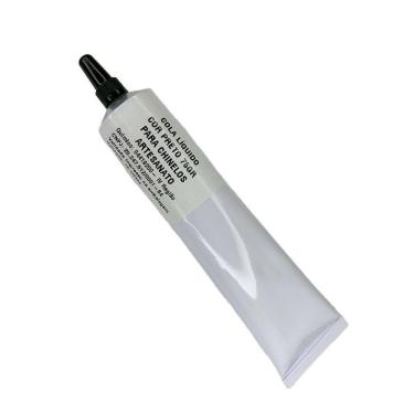 Imagem de Cola Líquido Cor Preto 75Gr Para Chinelos Artesanato