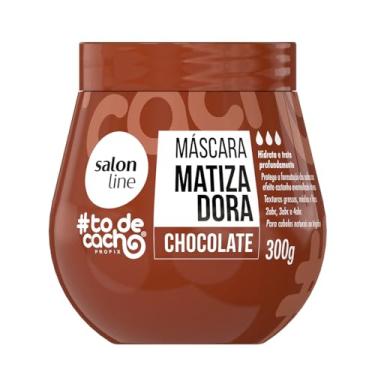Imagem de Salon Line, Máscara Matizadora, #TodeCacho, Chocolate, Vegano - Para Cabelos Ondulados, Cacheados e Crespos, 300 g