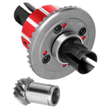 Imagem de BRCatWPark Front Rear 39T Differential & 12T Main Gear Upgrades Part for 1/5 Kraton 8s BLX/Outcast 8s BLX(EXB),RC Steel Metal 39T Diff Gear & 12T Spiral Main Input Gear,#ARA310937,(Red)