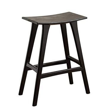 Imagem de LULUMAIC Banquetas de bar de luxo de madeira banquetas de balcão cadeiras de bar estilo minimalista nórdico cadeira de café da manhã criatividade balcão