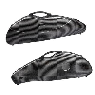 Imagem de Estojo De Violino Leve De Fibra De Carbono Portátil, Ultraleve, Resistente À Compressão, Trava De Combinação, Alça De Ombro Em Forma De D Estojo para instrumento de violino