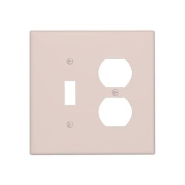 Imagem de JDAKHD Capas de tomada rosa blush romântico rosa empoeirado 2 gangues capa decorativa interruptor de luz interruptor único placa de parede duplex para tomadas elétricas capas de placa de interruptor