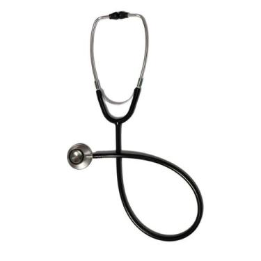 Imagem de Estetoscópio Preto Duosson Adulto Garantia 2 Anos Pamed