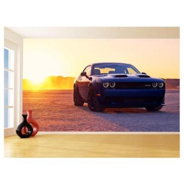 Imagem de Papel De Parede Carro Dodge Challenger Hellcat 3,5M Car68 - Você Decor