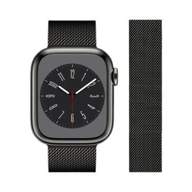 Imagem de Pulseira Magnética De Aço Inoxidável Compatível Com Apple Watch Modelo