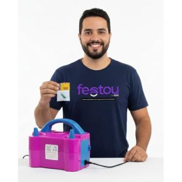Imagem de Festou Adaptador 260 para Inflador de Balões, Compatibilidade Universal, Proteção Anti-Rasgo, Economia de 90%