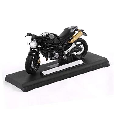 Imagem de Generic Modelo de Brinquedo de Motocicleta de Simulação de Liga para Decoração de Bolo Preto para Crianças e Adultos