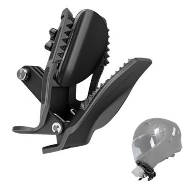 Imagem de QZAVIRE Suporte de queixo de capacete de motocicleta para DJI 5Pro, suporte de queixo para câmera de ação com cordão antiperda compatível com GoPro Hero 9-13, DJI Osmo Action 3/4/5, Insta360 X3 Ace