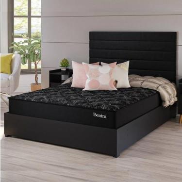 Imagem de Conjunto Cama Box Casal Benim com Molas Ensacadas 138cmxcm188cmx60,4cm