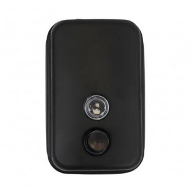 Imagem de Dispenser Metálico Minimalista: Design Slim Preto Fosco para Sabonete e Álcool Gel