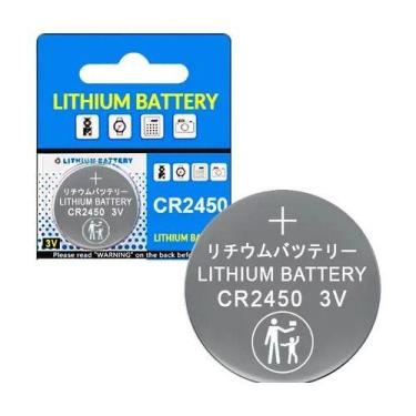 Imagem de Bateria Pilha Lítio Cr2450 3v Cartela Com 5 Unidades - GENERICA