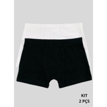 Imagem de Kit/2 Cueca Boxer Hering 77RF Masculina Algodão T. P/XXG, XG, 1a, Pret