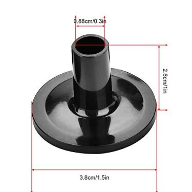 Imagem de Generic Mangas de Prato de Plástico Preto de Longa Duração, Acessório de 8 Peças para Melhoria de Som e Desempenho de Pratos de Tambor