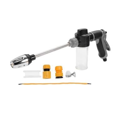 Imagem de TUCKBOLD Bocal de mangueira de água resistente, bocal de mangueira de jardim de carro de alta pressão, pulverizador manual ajustável para veículos de jardinagem, lavadora ao ar livre, banho de animais