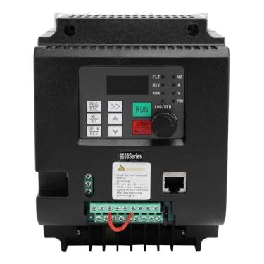 Imagem de Naroote Inversor Solar 4KW, Entrada 200-400VDC Saída 1PH 0-220VAC Acionamento de Frequência Variável, Display Digital Controlador Velocidade Bomba Fotovoltaica com Controlador MPPT