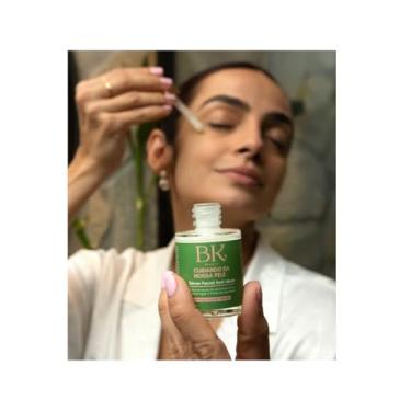 Imagem de BK Beauty Sérum Facial Anti-Idade com Rosa Mosqueta, Resveratrol, Retinol, Ácido Hialurônico, Alantoína e Ácido Benzóico, 30ml