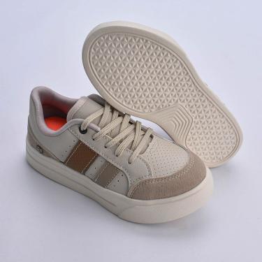 Imagem de Tênis K360 Ultra Leve Natural e Caramelo