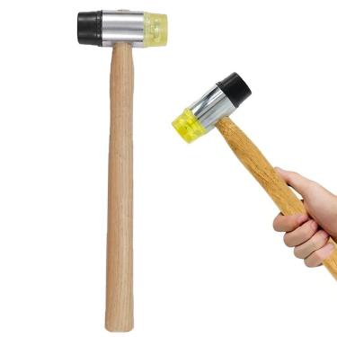 Imagem de Martelo Intercambiavel Cabo Madeira Montagem Manutençao Moveis Reparo Construçao Artesanato Diy