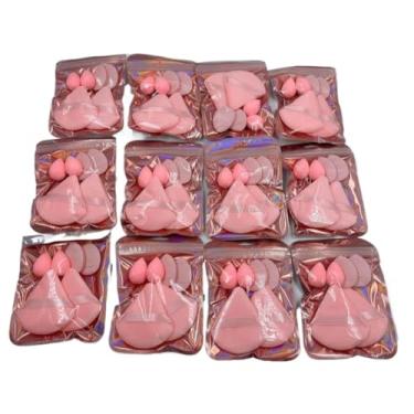 Imagem de PincéIs Para Base 6 Saquinha Com 36 Unidades Maquiagem Sponge Puff Soft Skin-Friendly Esponja UtensíLios E AcessóRios De Maquiagem FáCil De Usar PráTico Para Transportar(72)