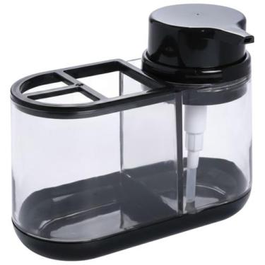Imagem de Porta Escovas E Sabonete Líquido 330ml Blend Acrílico Plasútil - Plasu