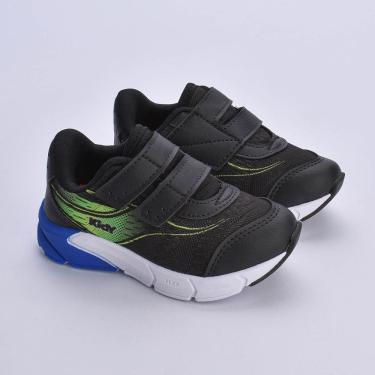 Imagem de TÊNIS KIDY ENERGY BABY RESPITEC PRETO/AZUL/VERDE NEON Kidy