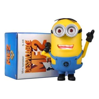 Imagem de Caixa De Som Mp3 Rádio Usb Minions Meu Malvado Favorito Amarelo 3w - G