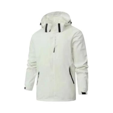 Imagem de Jaqueta Masculina Impermeável Com Capuz Leve E À Prova De Vento Para C