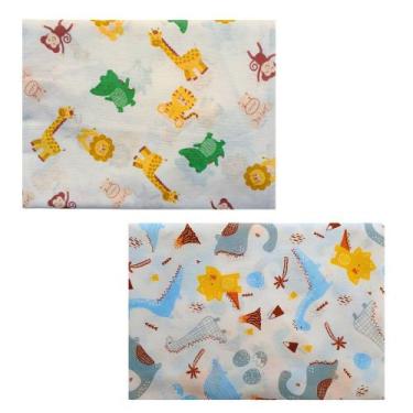 Imagem de Kit Lençol para Mini Berço Moisés Bebê em Percal 150 fios 100 Algodão 