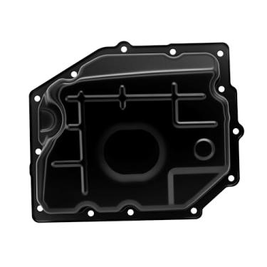 Imagem de Ovabeyna Cárter de óleo de transmissão 52852912AC com plugue de drenagem compatível com transmissão 42RLE, Chrysler 300, Ram 1500 Dakota, Jeep Liberty Wrangler, Dodge Challenger Charger Dakota Durango