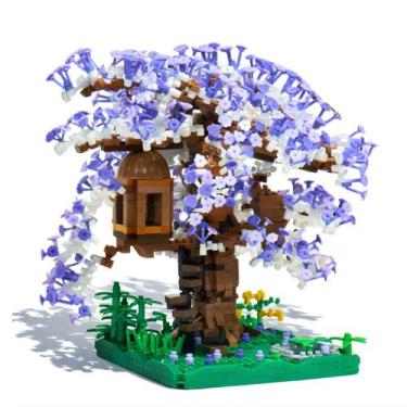 Imagem de Blocos De Montar Casa Na Arvore Lilás 2.000 Peças - CASTELA - CASTELA 