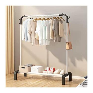 Imagem de Cabideiro sem ar para roupas, varal, varal, casa, varal, varal, varal, varal, varal, varal, multicamadas, varal, interior, simples, suporte para casaco de madeira (3)