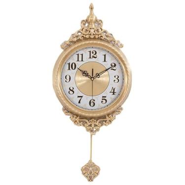 Imagem de pcagfaajmh Relógio de parede simples para sala de estar em casa, sala de jantar, pendurar na parede, personalidade, criativo, moda, decoração, relógio de parede decorativo